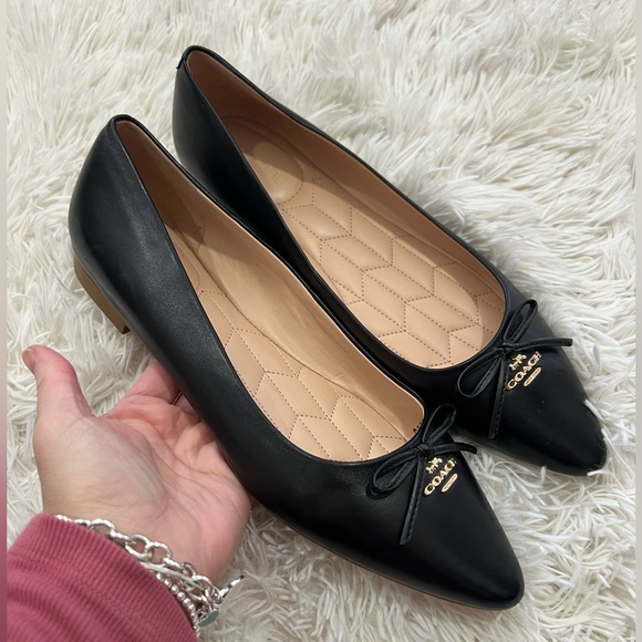 Coach Shoes - Coach Annabel Ballet Leather Flats - Size 9.5 - NWOT